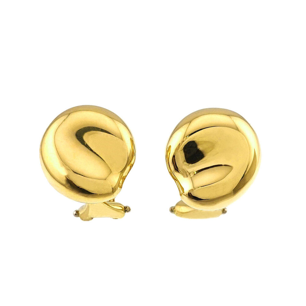 Tiffany & Co. Nugget Earrings, 18K Yellow Gold (750), Clip-on Earrings